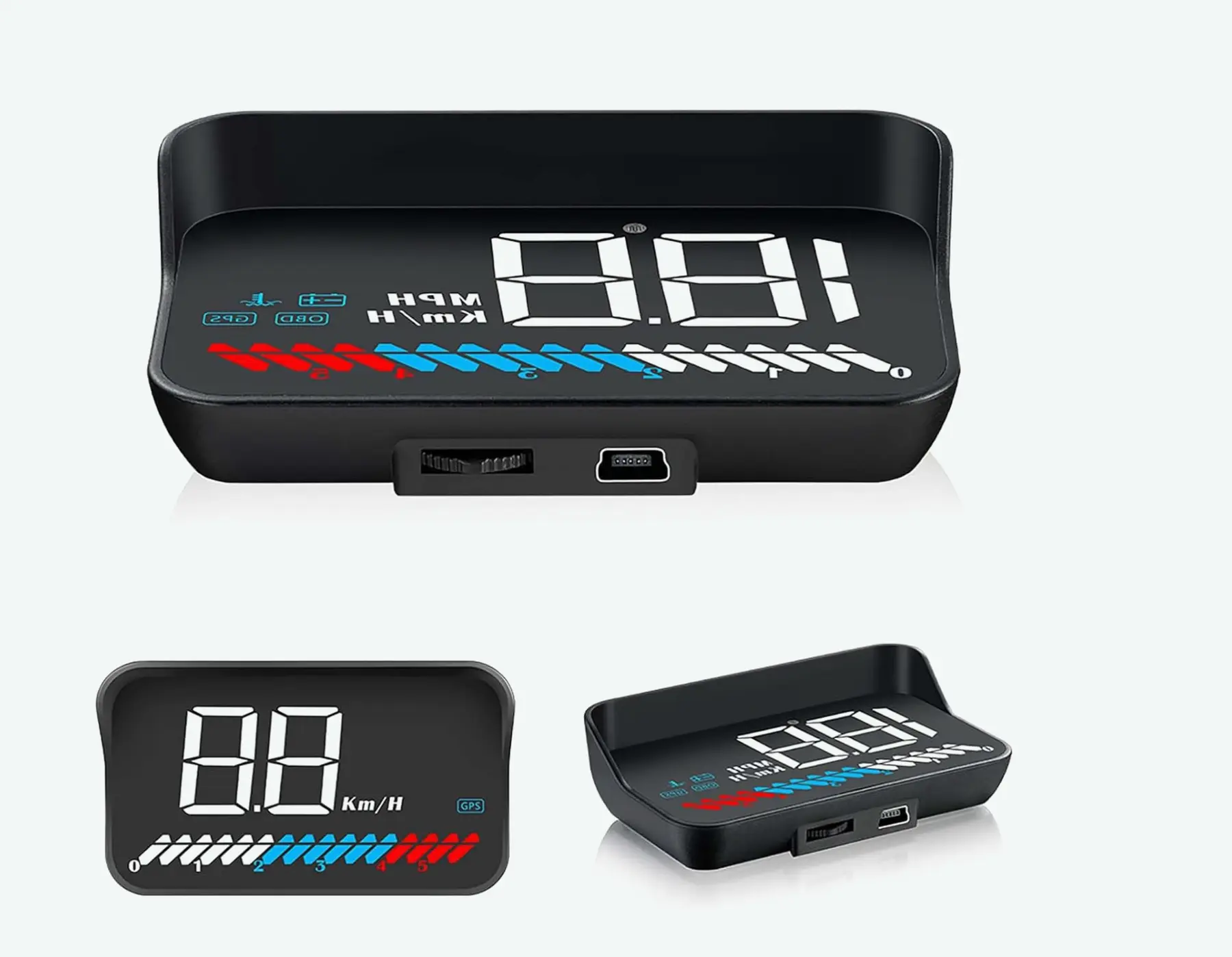 ACECAR Dual System Head Up Display (OBD2 + GPS)